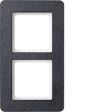 Berker 10126030 Rahmen 2fach. Q.7. Schiefer