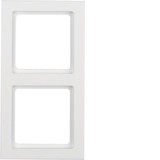 Berker 10126099 Rahmen 2fach Q.3 polarweiß. samt