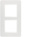 Berker 10126189 Rahmen 2fach. Q.7. polarweiß samt