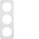 Berker 10132189 Rahmen 3fach R.1 polarweiß. glänzend