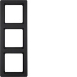 Berker 10136086 Rahmen 3fach Q.1 anthrazit. samt