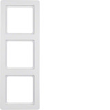 Berker 10136089 Rahmen 3fach Q.1 polarweiß. samt