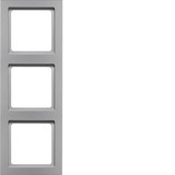 Berker 10136094 Rahmen 3fach Q.3 alu samt. lackiert