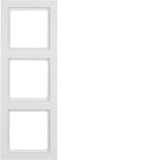 Berker 10136099 Rahmen 3fach Q.3 polarweiß. samt