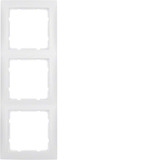 Berker 10139909 Rahmen 3fach. S.1. polarweiß matt