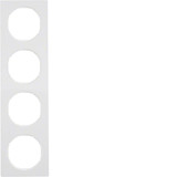 Berker 10142289 Rahmen 4fach R.3 polarweiß. glänzend