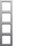 Berker 10146084 Rahmen 4fach Q.1 alu samt. lackiert