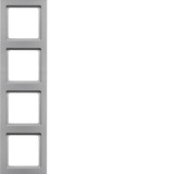 Berker 10146094 Rahmen 4fach Q.3 alu samt. lackiert