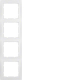 Berker 10149909 Rahmen 4fach S.1 polarweiß. matt