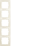 Berker 10158982 Rahmen 5fach S.1 weiß. glänzend