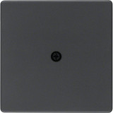 Berker 10196086 Zentralstück für Kabelauslass und VDo-Anschlussdose Q.x anthrazit. samt