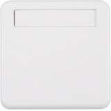 Berker 102259 Zwischenring mit Klappdeckel und Beschriftungsfeld wgUp IP44 polarweiß. glänzend