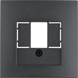 Berker 10331606 Zentralstück mit TAE-Ausschnitt S.1/B.3/B.7 anthrazit. matt