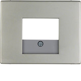 Berker 10357004 Zentralstück mit TAE-Ausschnitt K.5 Edelstahl Rostfrei