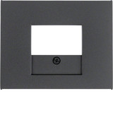 Berker 10357006 Zentralstück mit TAE-Ausschnitt K.1 anthrazit. matt