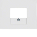 Berker 10357009 Zentralstück mit TAE-Ausschnitt K.1 polarweiß. glänzend