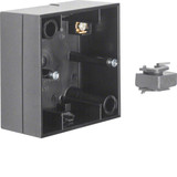 Berker 10418935 Aufputz-Gehäuse 1fach R.3 schwarz. glänzend