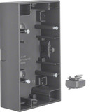 Berker 10427006 Aufputz-Gehäuse 2fach K.1 anthrazit. matt