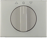 Berker 1077710400 Zentralstück mit Drehknopf für Jalousie-Drehschalter K.5 Edelstahl Rostfrei