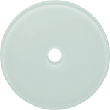 Berker 109009 Glasabdeckplatte für Drehschalter/-taster Serie Glas polarweiß