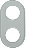 Berker 1102 Glasrahmen 2fach Serie Glas klar