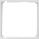 Berker 11091909 Zwischenring für Zentralplatte S.1/B.3/B.7 polarweiß. matt
