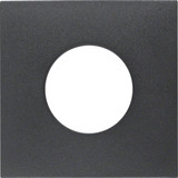 Berker 11241606 Zentralstück für Drucktaster und Lichtsignal E10 B.3/B.7 anthrazit. matt