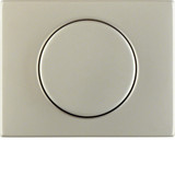 Berker 11357004 Zentralstück mit Regulierknopf für Drehdimmer K.5 Edelstahl Rostfrei