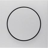 Berker 11371404 Zentralstück mit Regulierknopf für Drehdimmer S.1/B.3/B.7 alu. matt
