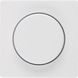 Berker 11376089 Zentralstück mit Regulierknopf für Drehdimmer Q.x polarweiß. samt