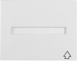 Berker 11547109 Zwischenring mit Klappdeckel und Beschriftungsfeld K.1 polarweiß. glänzend