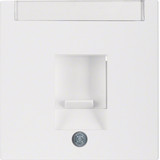 Berker 11701909 Z.-Stk. m. Staubschutzschieber u. Beschriftungsfeld S.1/B.3/B.7 polarweiß. matt