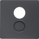 Berker 11966086 Zentralstück für Lautsprecher-Steckdose Q.x anthrazit. samt
