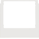 Berker 13197009 Designrahmen eckig polarweiß. glänzend