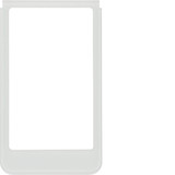 Berker 13202109 Designrahmen rund. große Ausführung Glas. polarweiß