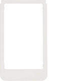 Berker 13202189 Designrahmen rund. große Ausführung polarweiß. glänzend