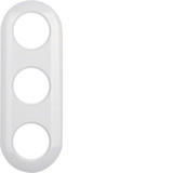 Berker 138139 Rahmen 3fach Serie 1930 polarweiß. glänzend