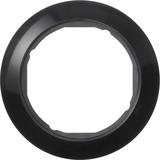 Berker 138201 Rahmen 1fach f. Zentralstück mit Ausschnitt Ø 58mm Serie 1930 schwarz.glänzend