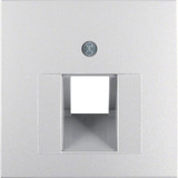 Berker 14071404 Zentralstück für UAE Steckdose S.1/B.3/B.7 alu. matt