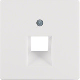 Berker 14076089 Zentralstück für UAE Steckdose Q.x polarweiß. samt