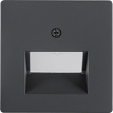 Berker 14096086 Zentralstück für UAE Steckdose 2fach Q.x anthrazit. samt