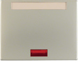 Berker 14157104 Wippe mit 5 beiliegenden Linsen und Beschriftungsfeld K.5 Edelstahl Rostfrei