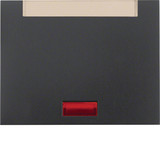 Berker 14157106 Wippe mit 5 beiliegenden Linsen und Beschriftungsfeld K.1 anthrazit. matt