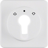 Berker 151819 Z.-Stk. für Jalousie-Schlüsselschalter/-taster wg Up IP44 polarweiß. glänzend