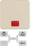 Berker 1553 Wippe mit 5 beiliegenden Linsen wg Up IP44 weiß. glänzend