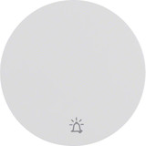 Berker 16202069 Wippe mit Aufdruck Symbol Klingel R.1/R.3 polarweiß. glänzend