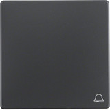 Berker 16206056 Wippe mit Aufdruck Symbol Klingel Q.x anthrazit. samt