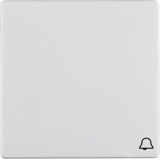 Berker 16206059 Wippe mit Aufdruck Symbol Klingel Q.x polarweiß. samt