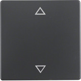 Berker 16206076 Wippe mit Aufdruck Symbol Pfeile Q.x anthrazit. samt