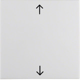 Berker 16208919 Wippe mit Aufdruck Symbol Pfeile S.1/B.3/B.7 polarweiß. glänzend